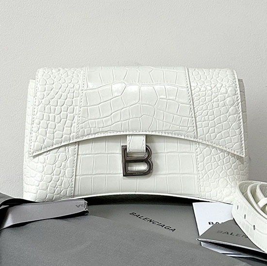 Balenciaga Downtown XS Shoulder Bag White B671355