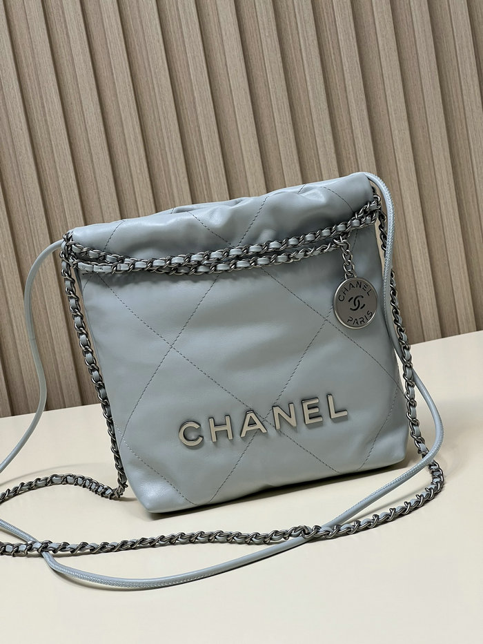 Chanel 22 Mini Handbag Blue AS3980