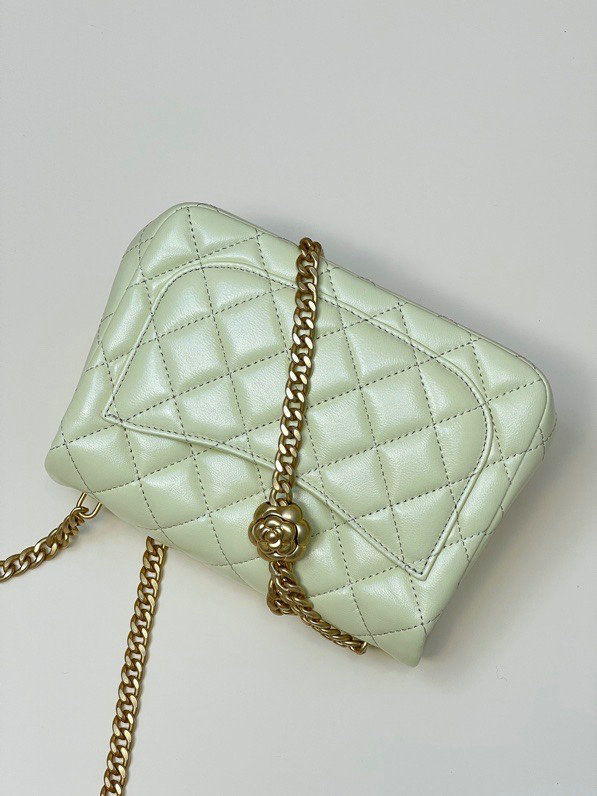 Chanel Mini Flap Bag Yellow AS4040