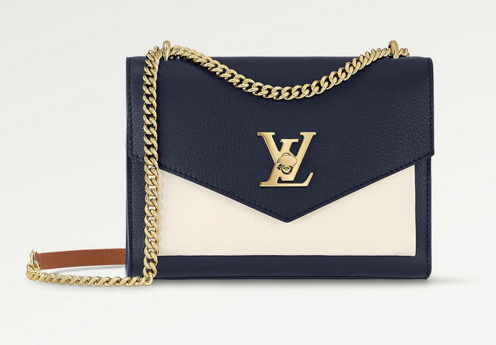 Louis Vuitton MyLockMe Chain Bag Navy M20982