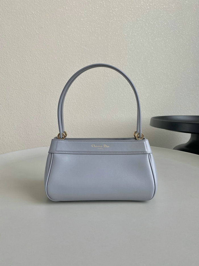 Small Dior Leather Key Bag Grey D6098