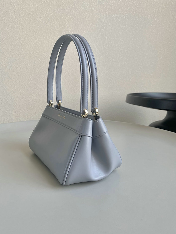 Small Dior Leather Key Bag Grey D6098