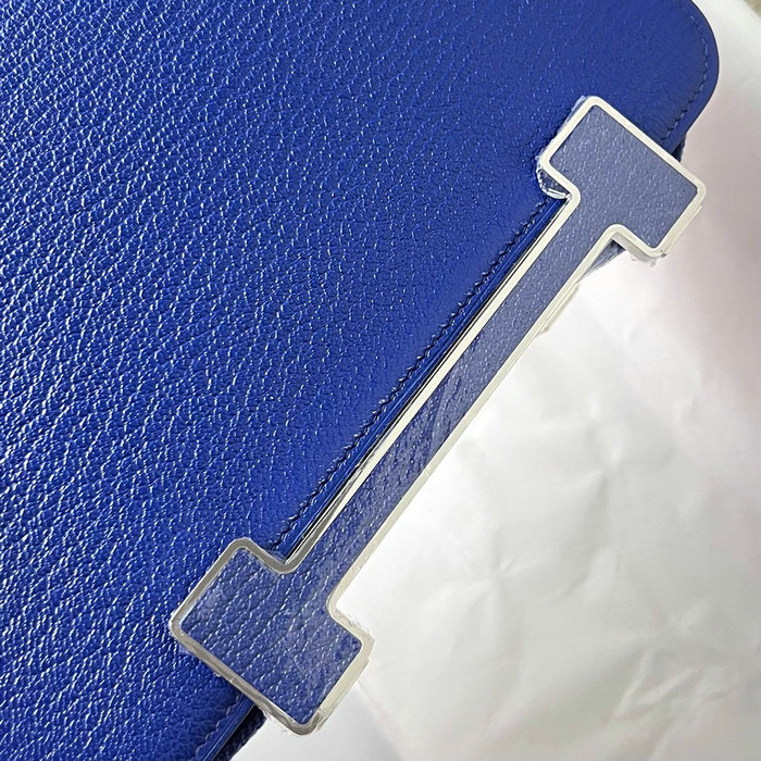 Hermes Geta Chevre Bag Blue Electric HG06211