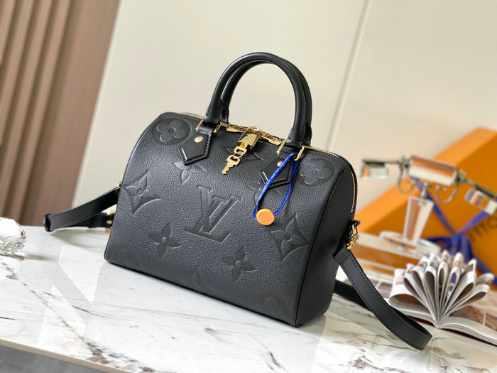 Louis Vuitton Speedy Bandouliere 25 Bag Black M59273