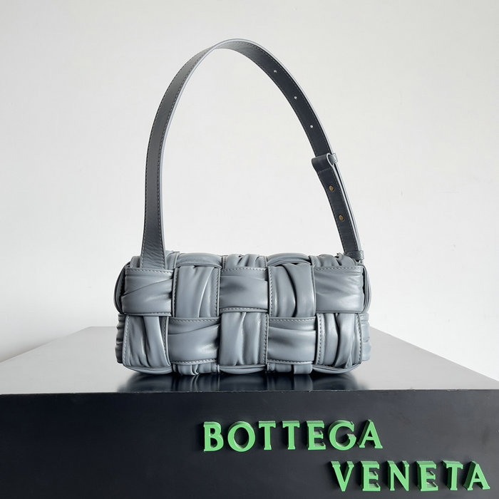 Bottega Veneta Calfskin Hobo Bag Grey B736233