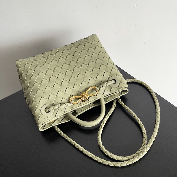 Bottega Veneta Small Andiamo Tote Bag Travertine B74356