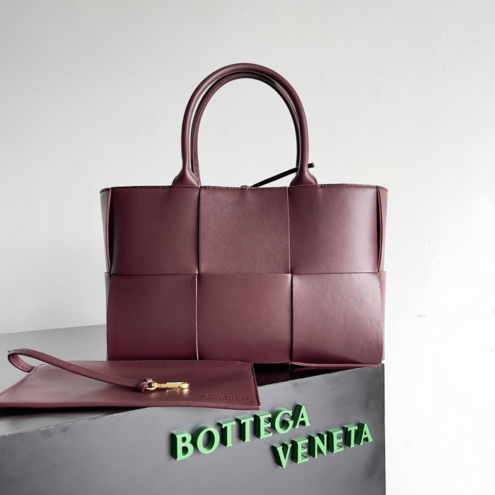 Bottega Veneta Small Arco Tote Bag Burgundy B652867