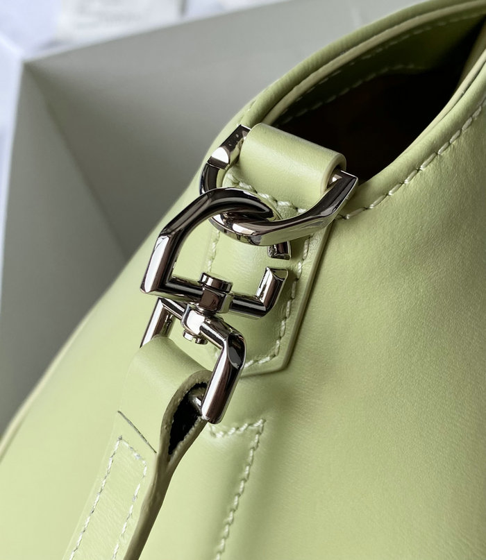 Givenchy Mini Antigona Lock Leather Satchel Green G199115