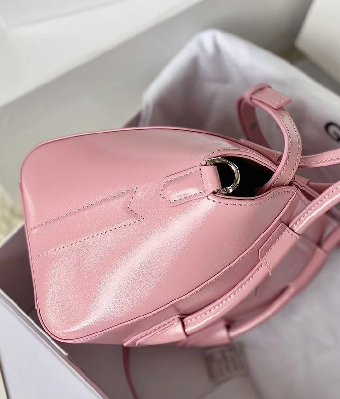 Givenchy Mini Antigona Lock Leather Satchel Pink G199115