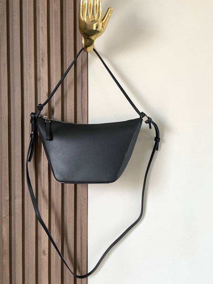 LOEWE Hammock Mini leather Hobo bag Black L9023