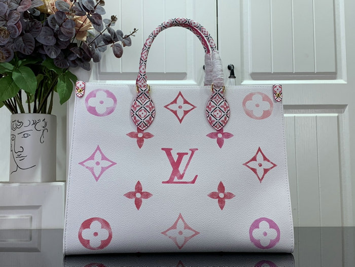 Louis Vuitton OnTheGo MM Pink M22975