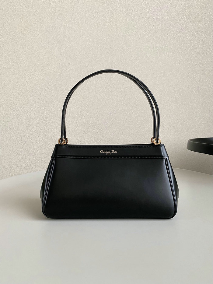 Medium Dior Leather Key Bag Black DM6098