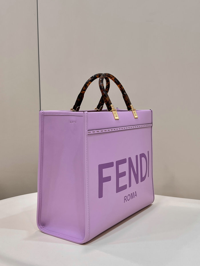 Fendi Medium Sunshine Tote Purple F8266