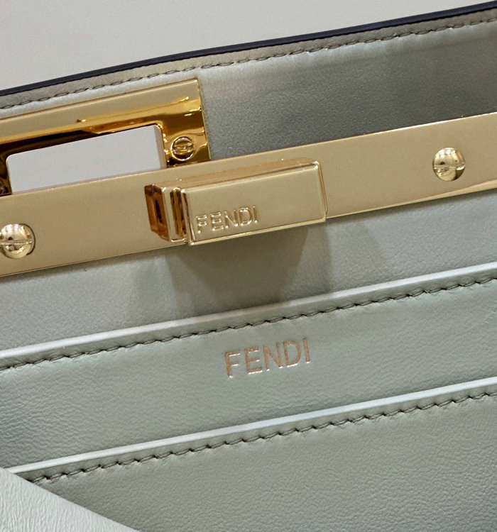 Fendi Peekaboo ISeeU Small Bag Green F80011A