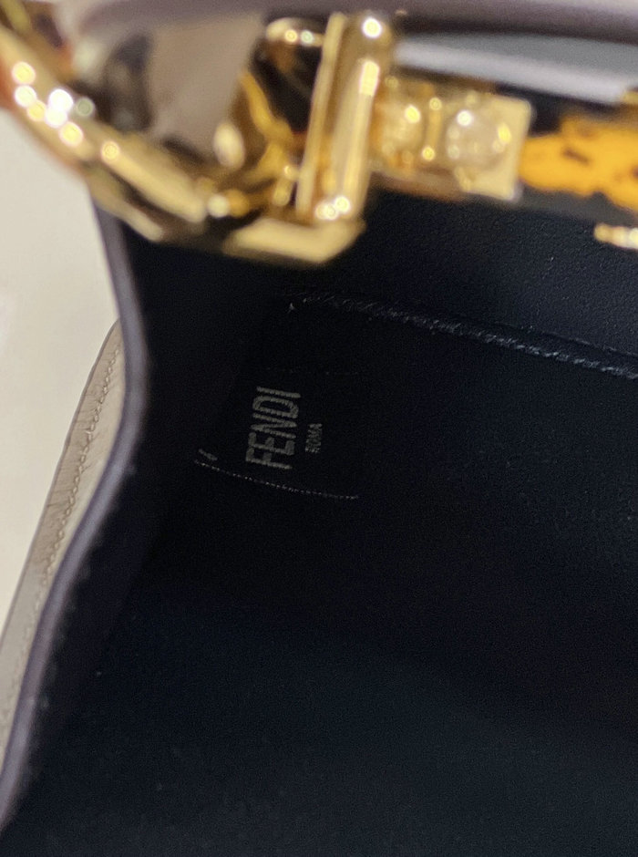 Fendi Peekaboo ISeeU Small Bag Grey F80011A