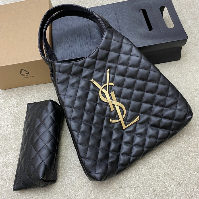 Saint Laurent Icare Large Shopping Bag Black 698652