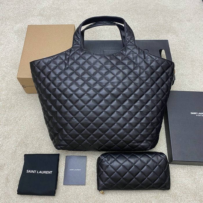 Saint Laurent Icare Maxi Shopping Bag Black 698651