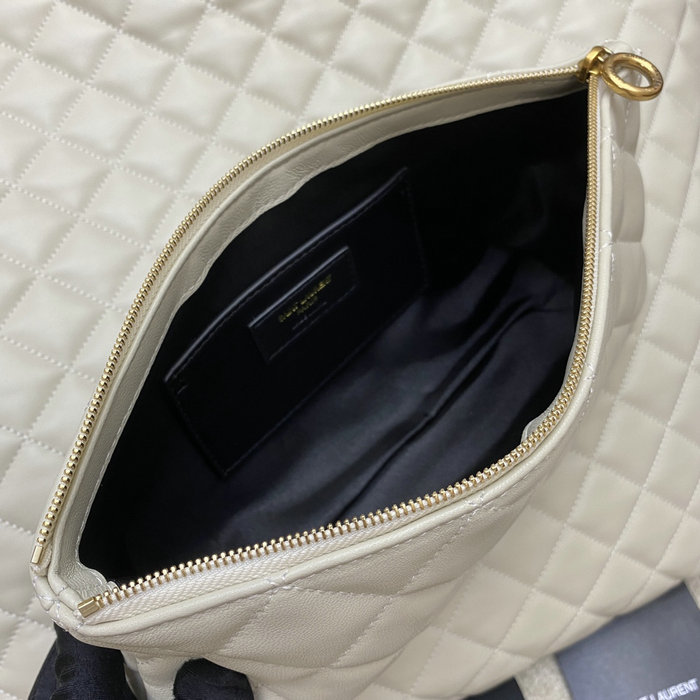 Saint Laurent Icare Maxi Shopping Bag White 698651