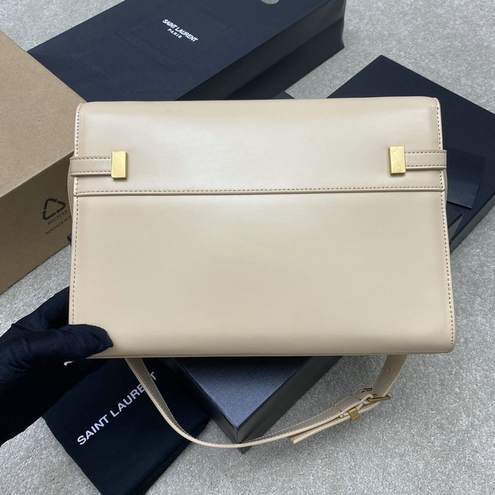 Saint Laurent Manhattan Shoulder Bag Beige 579271