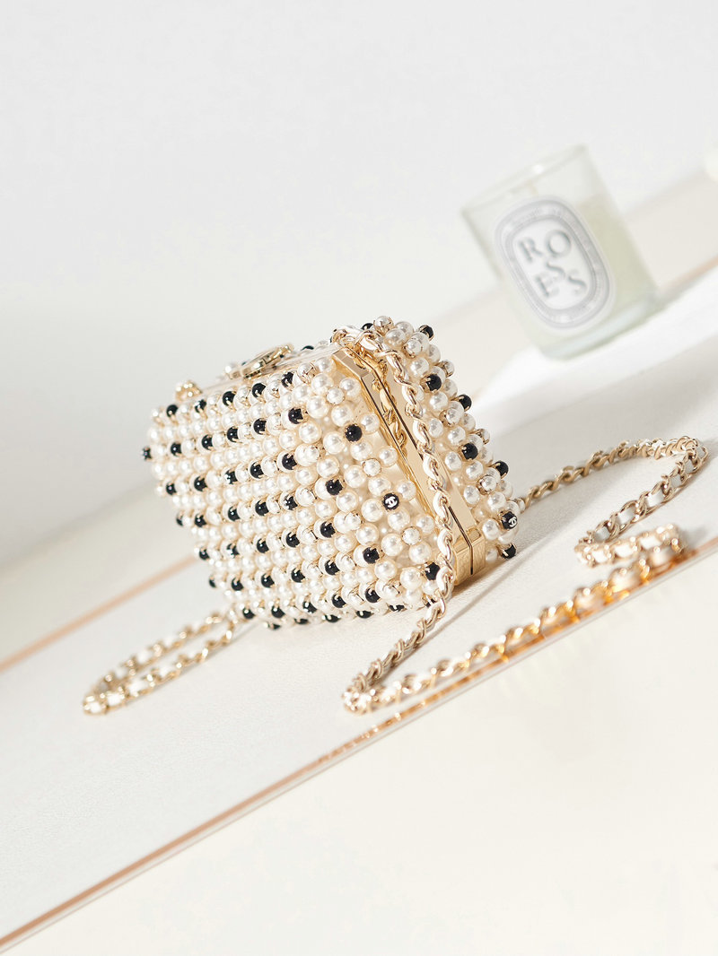 Chanel Evening Bag White AS3771