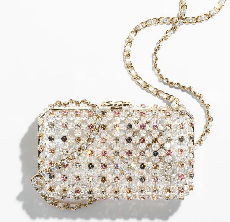 Chanel Glass Pearls Evening Bag AS3771