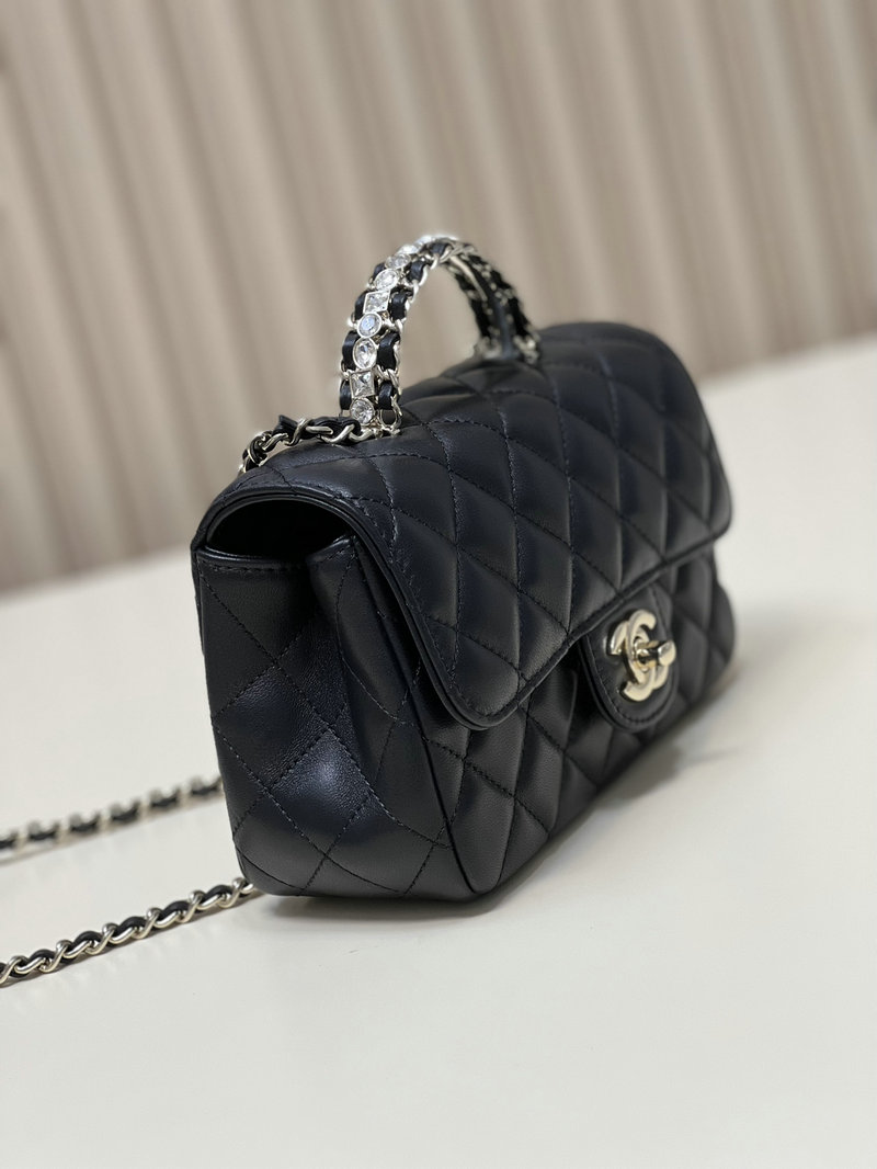 Chanel Small Top Handle Bag with Chain AS4233