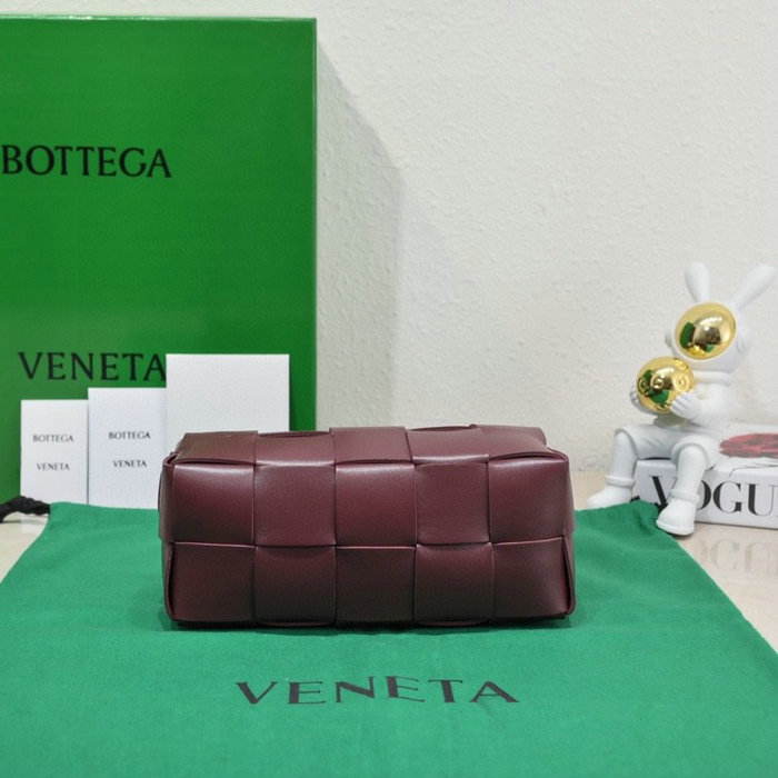 Bottega Veneta Small Brick Cassette Burgundy 729166