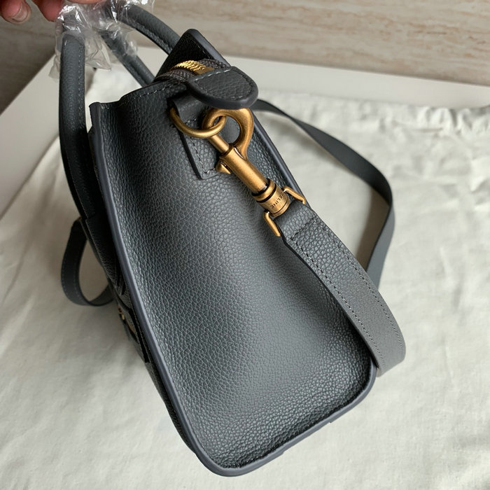 Celine Luggage Bag in Drummed Calfskin Grey CE0805