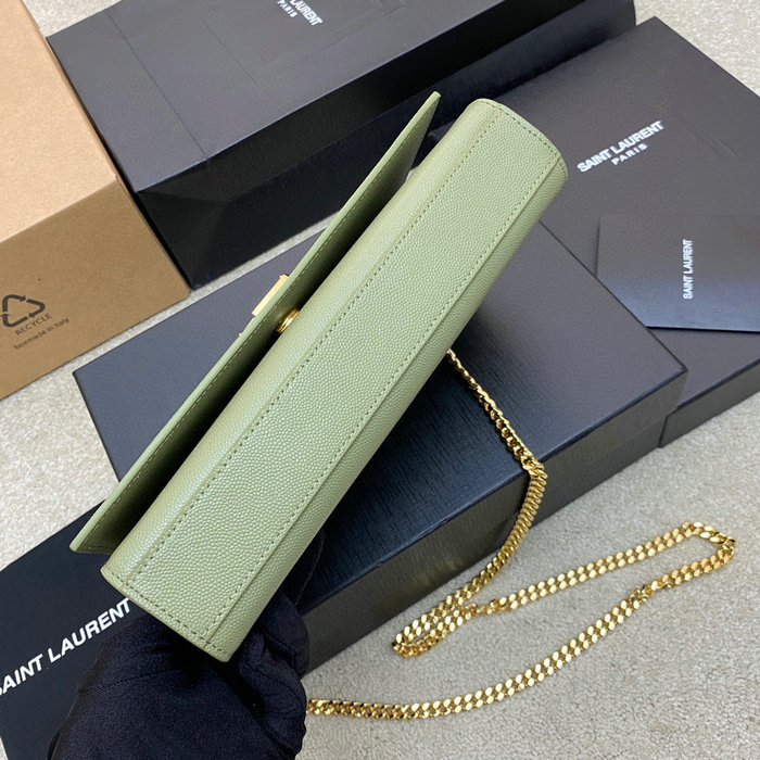 Saint Laurent Kate 24 Chain Bag Green 354021