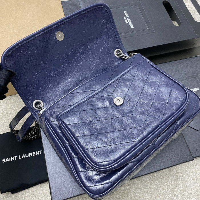 Saint Laurent Medium Niki Bag Blue 633158