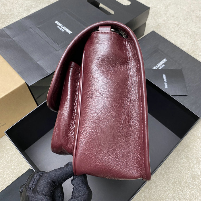 Saint Laurent Medium Niki Bag Burgundy 633158