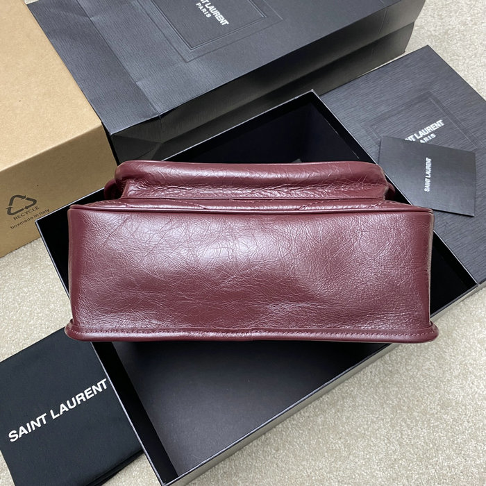 Saint Laurent Medium Niki Bag Burgundy 633158