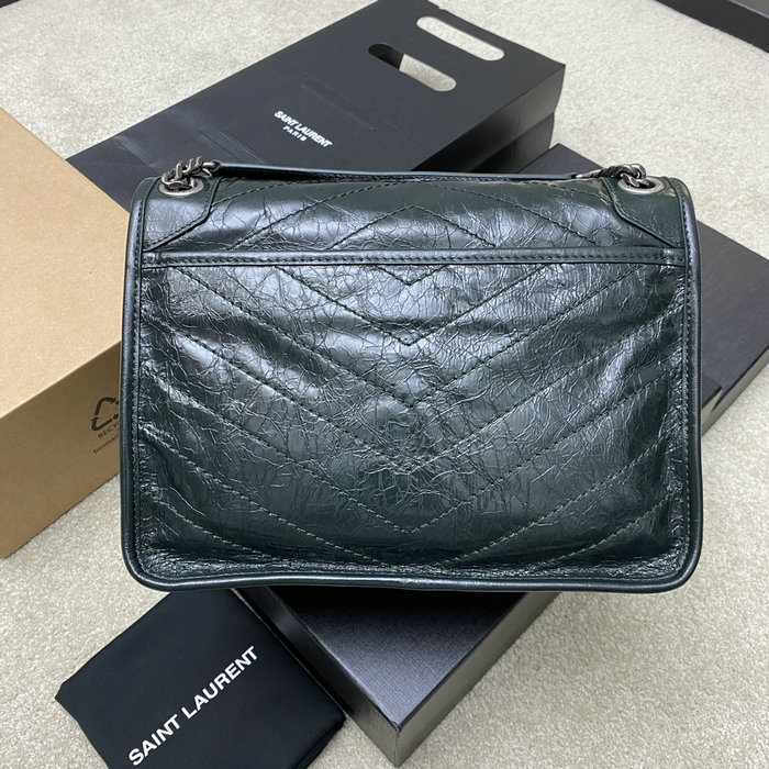 Saint Laurent Medium Niki Bag Dark Green 633158