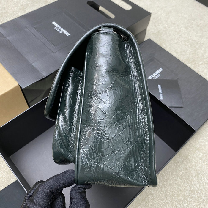 Saint Laurent Medium Niki Bag Dark Green 633158