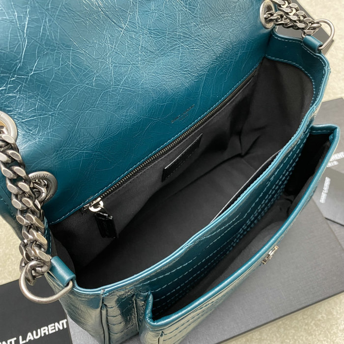 Saint Laurent Medium Niki Bag Turquoise 633158