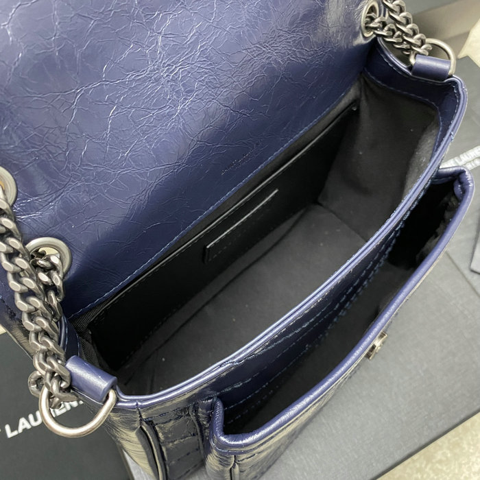 Saint Laurent Small Niki Bag Blue 498892