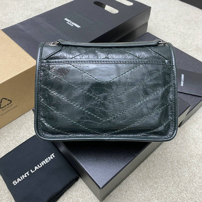 Saint Laurent Small Niki Bag Dark Green 498892