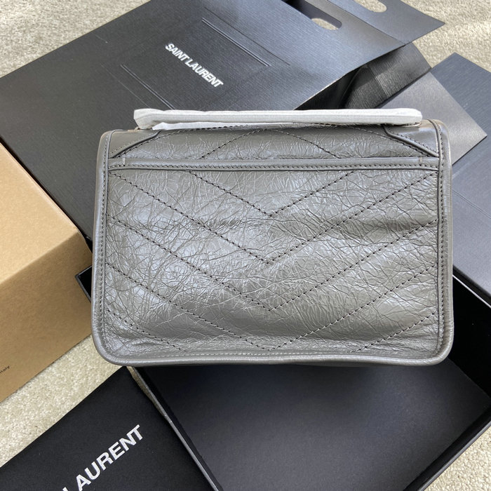 Saint Laurent Small Niki Bag Dark Grey 498892