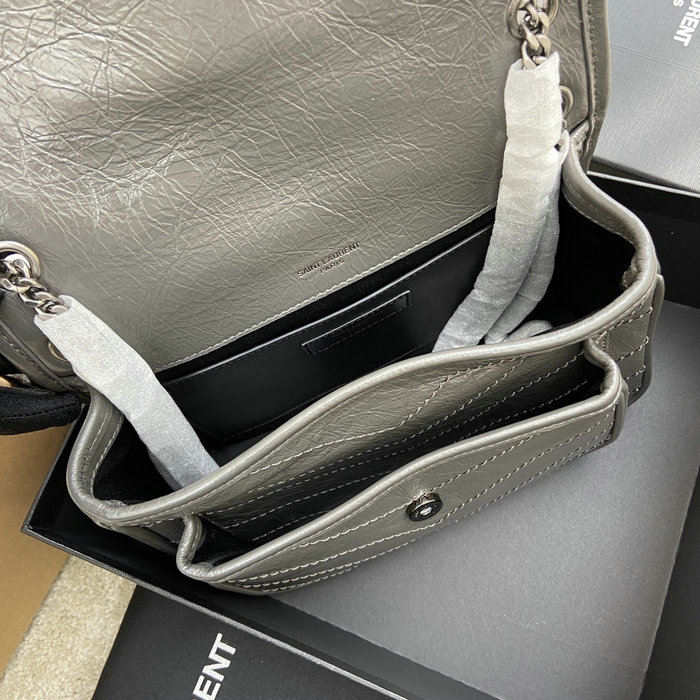 Saint Laurent Small Niki Bag Dark Grey 498892