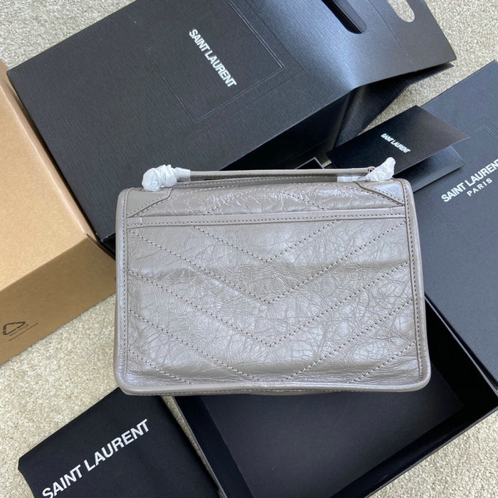 Saint Laurent Small Niki Bag Grey 498892