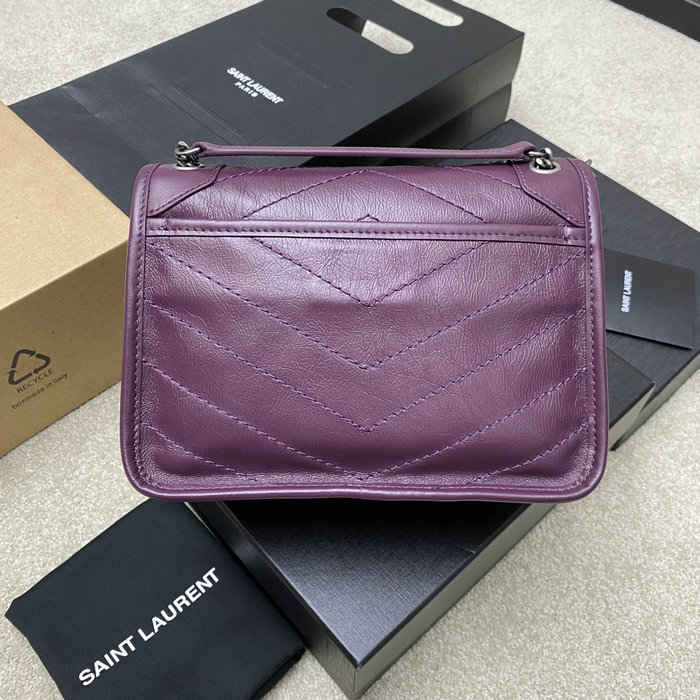 Saint Laurent Small Niki Bag Purple 498892