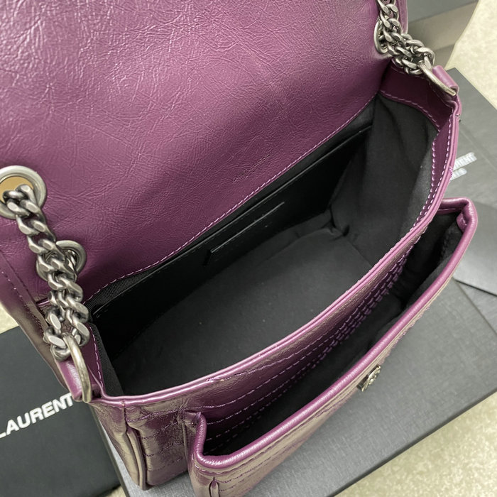 Saint Laurent Small Niki Bag Purple 498892