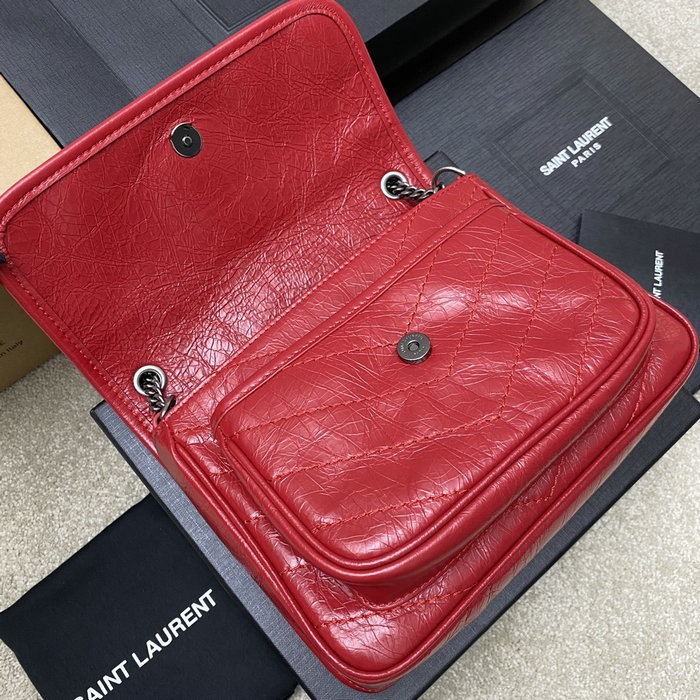 Saint Laurent Small Niki Bag Red 498892