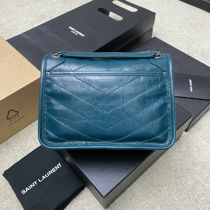 Saint Laurent Small Niki Bag Turquoise 498892