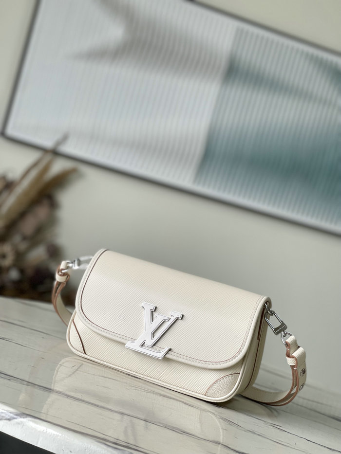 Louis Vuitton Epi Leather Buci Cream M59386