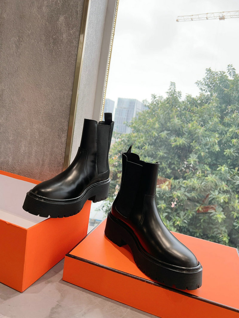 Hermes Leather Boots SNH091302