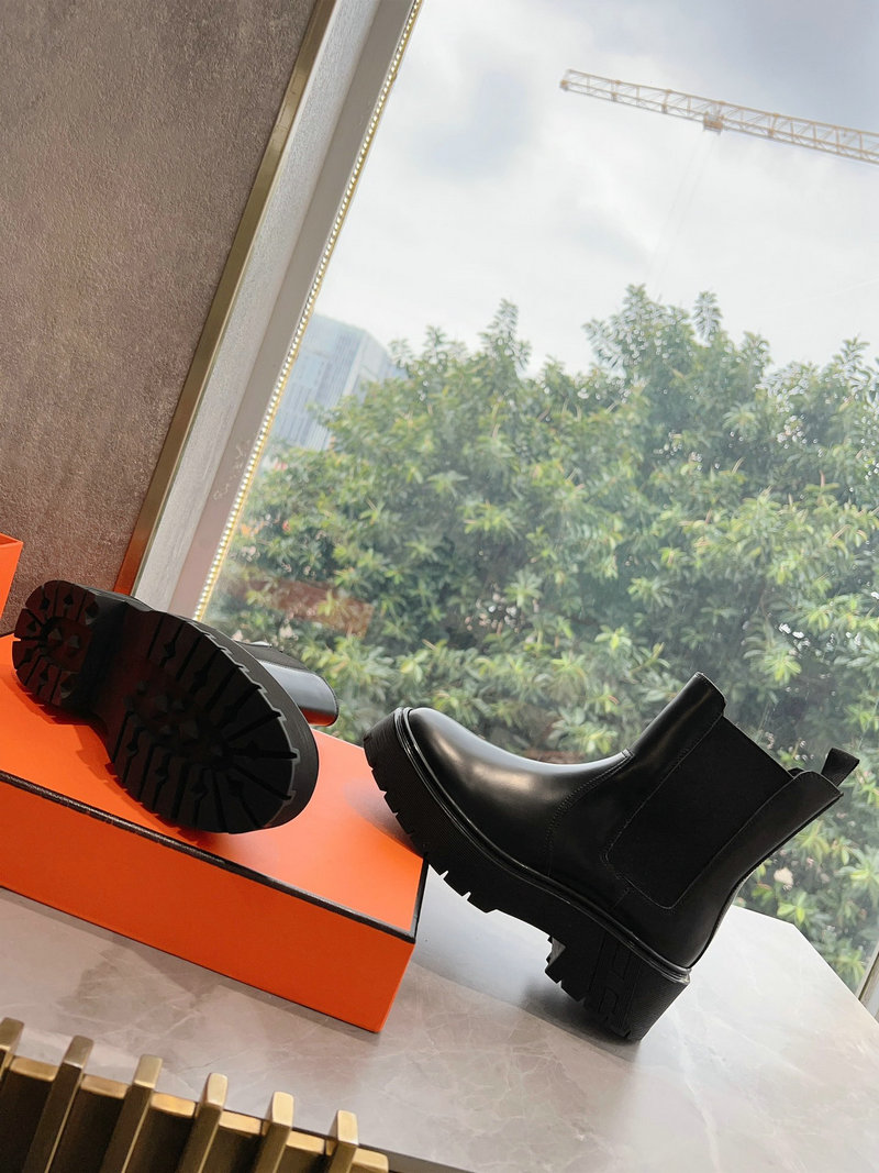 Hermes Leather Boots SNH091302