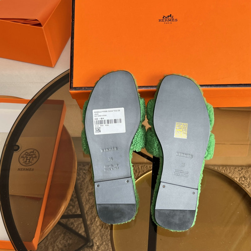 Hermes Wool Slippers SJH091301