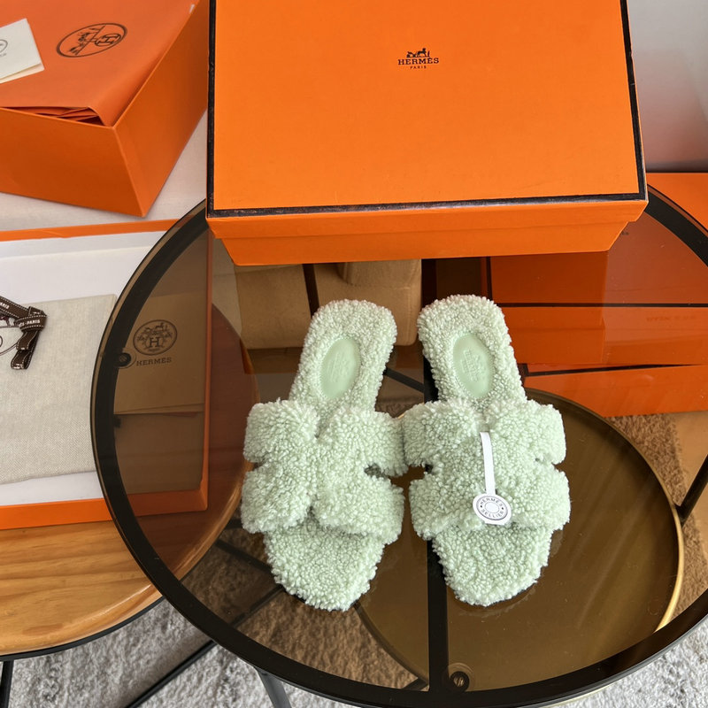 Hermes Wool Slippers SJH091303