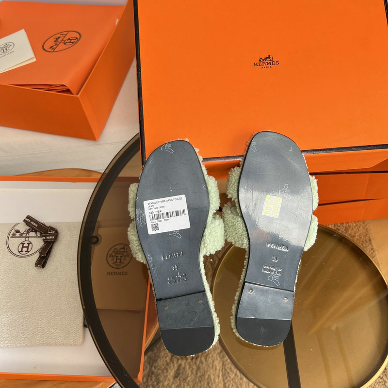 Hermes Wool Slippers SJH091303